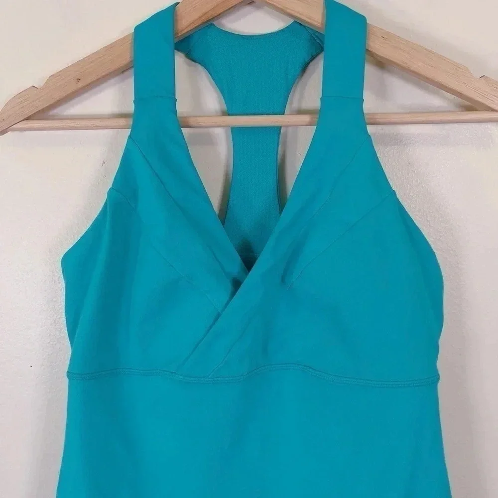 Lululemon Deep Breath Teal Racerback Tank - Picture 3 of 11